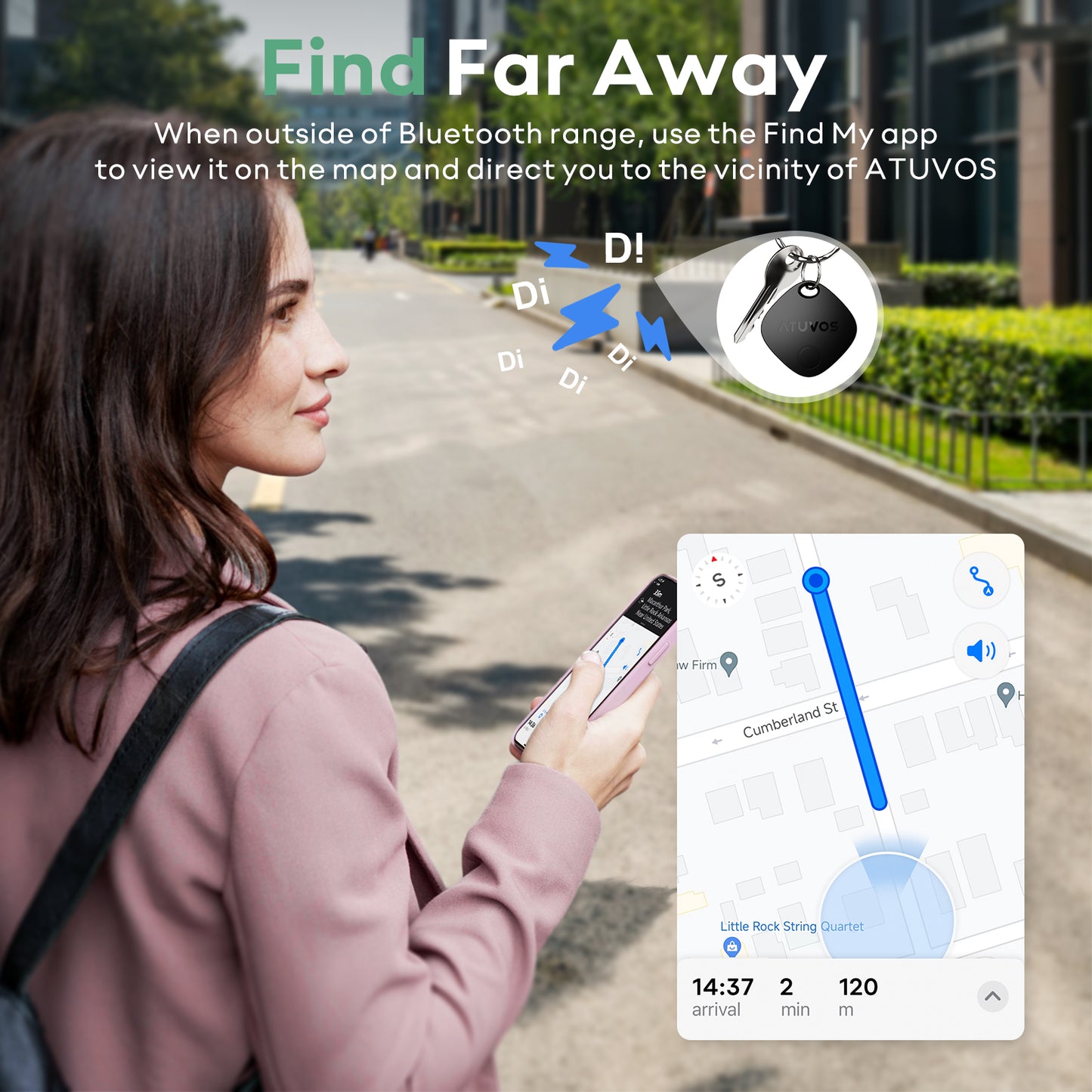 ATUVOS Black Item Finder 3 PCS (iOS Only)