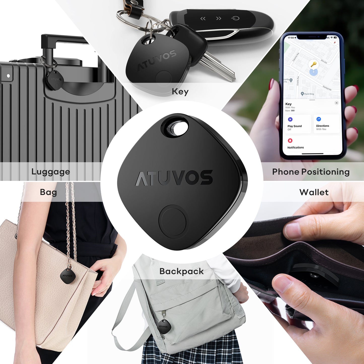 ATUVOS Black Item Finder 3 PCS (iOS Only)