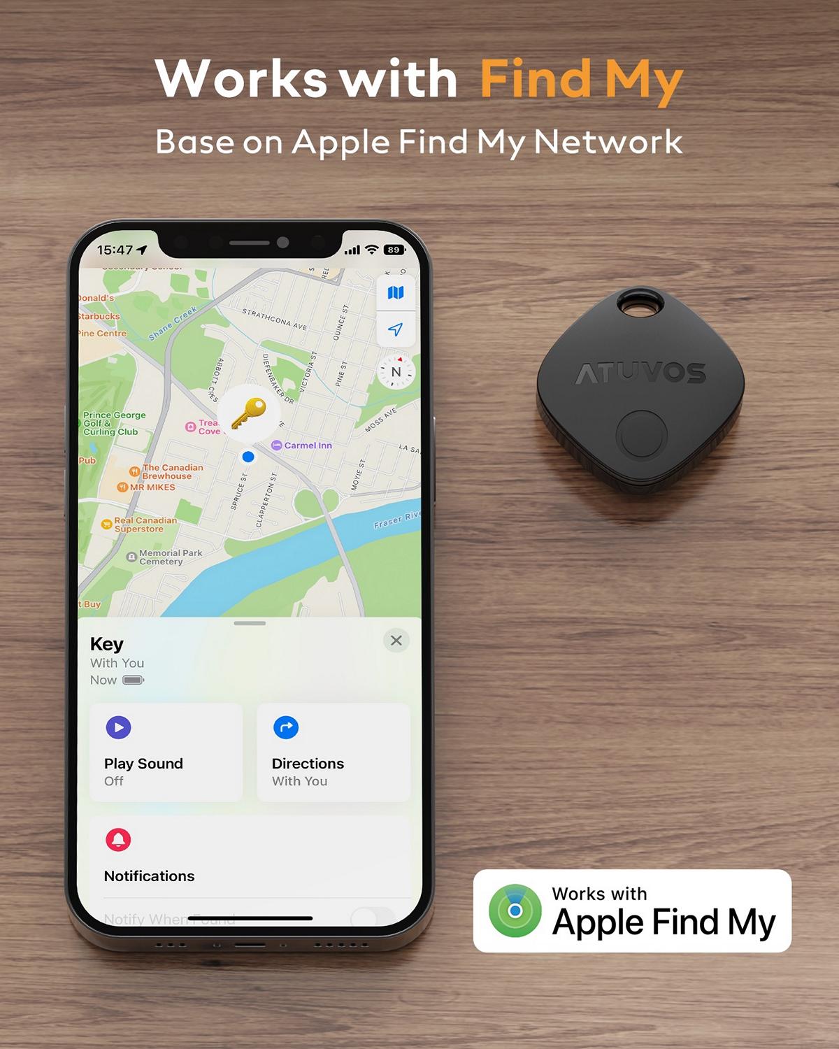 ATUVOS Black Item Finder 2 PCS (iOS Only)