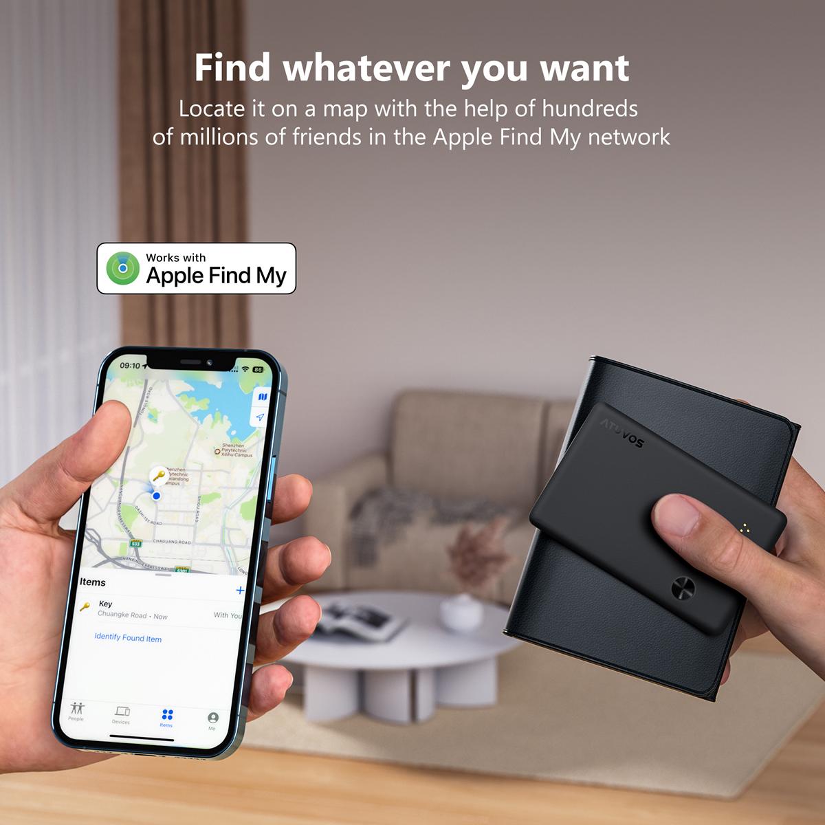 ATUVOS Bluetooth Versatile Wallet Finder- AT2203(iOS Only, Not Available in EU,AUS and JPN)