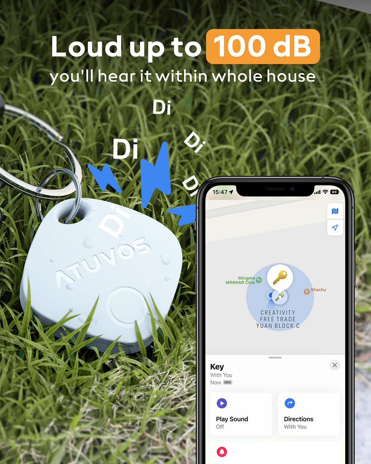 ATUVOS White Item Finder 2PCS (iOS Only)