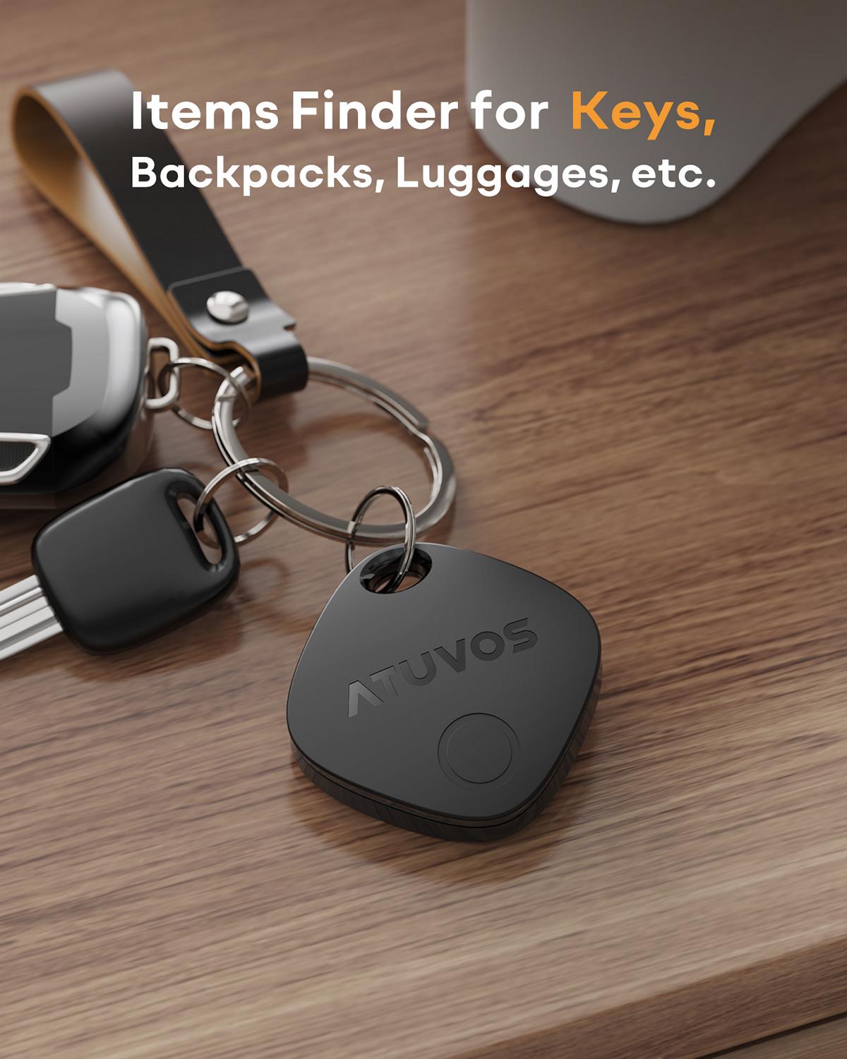 ATUVOS Black Versatile Tracker 1 PCS (iOS Only,Not Available in AUS and JPN)
