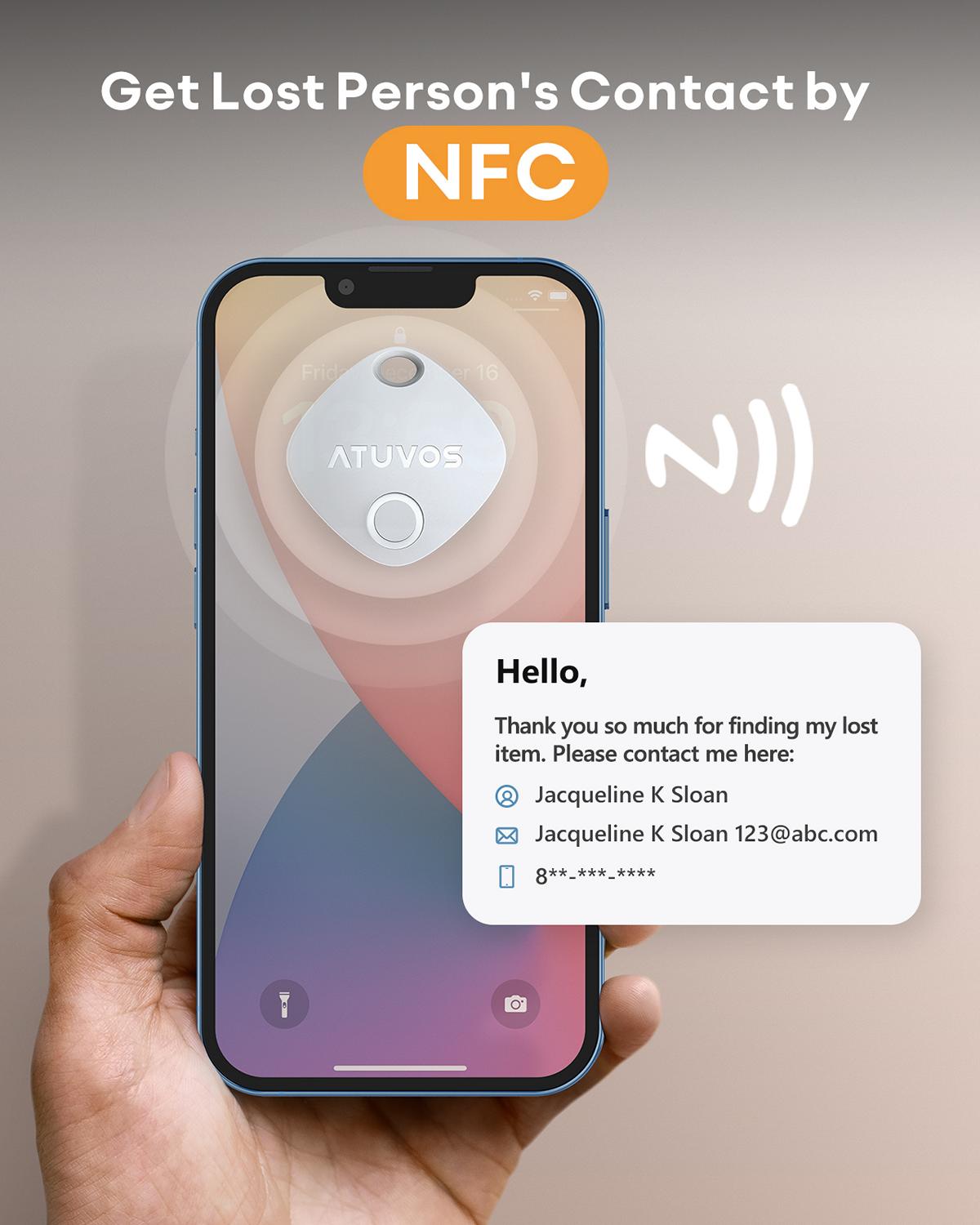 ATUVOS White Item Finder 2PCS (iOS Only)