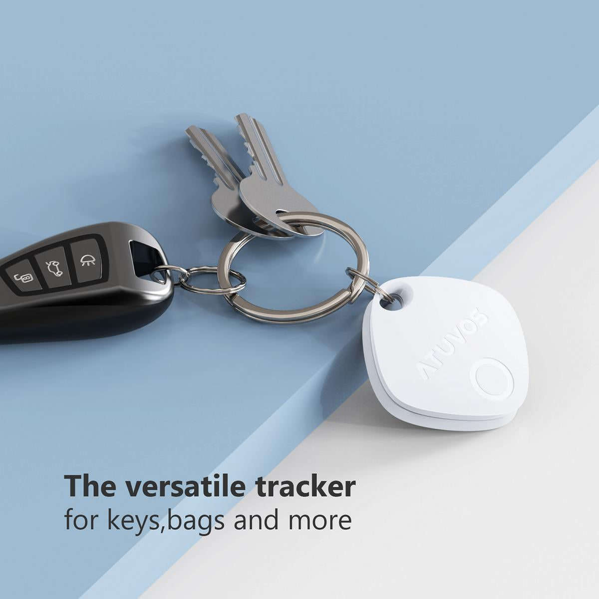 ATUVOS Luggage Tracker, Key Finder, Smart Bluetooth Tracker Pairs with  Apple Find My (iOS Only), Item Locator for Bags, Wallets, Keys, Waterproof  IP67, Anti-Los… in 2023